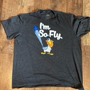 MENS DISNEY T SHIRT GREY